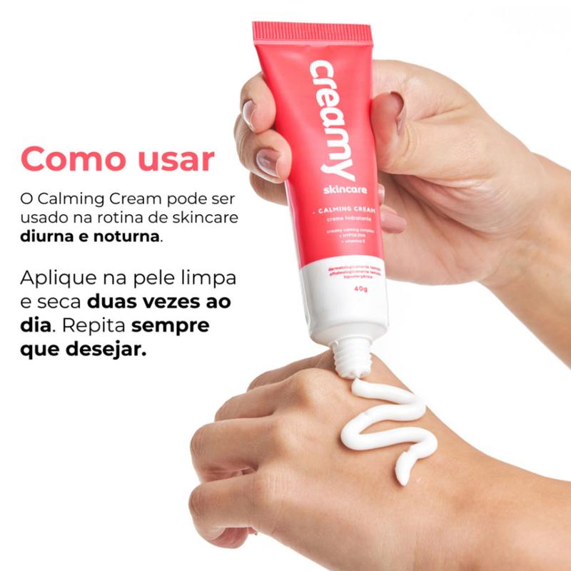 Creme Hidratante Facial Creamy Skincare Calming Cream 40g - Mais